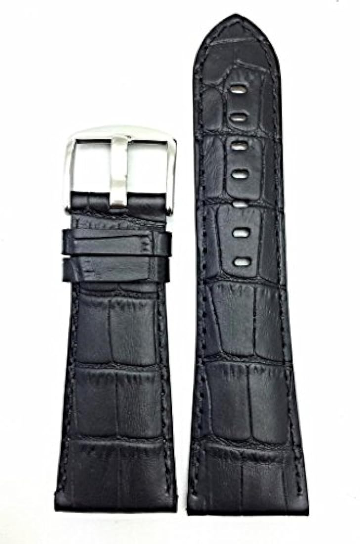 NewLife cuadrado negro Croco grano 28 mm