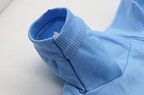 DroolingDog Camiseta de perro con texto en inglés I Love My Mom para ropa de perro pequeño, XS, azul