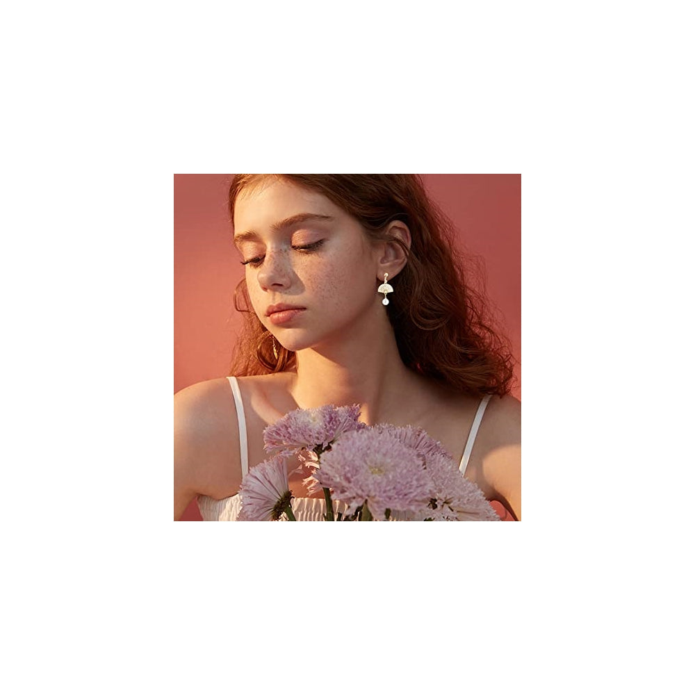 Aretes colgantes de clip para mujeres 16 pares