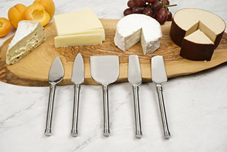 Cuchillos de queso, color plateado