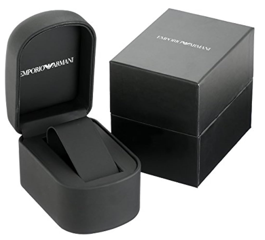 Reloj de cuero negro para hombre