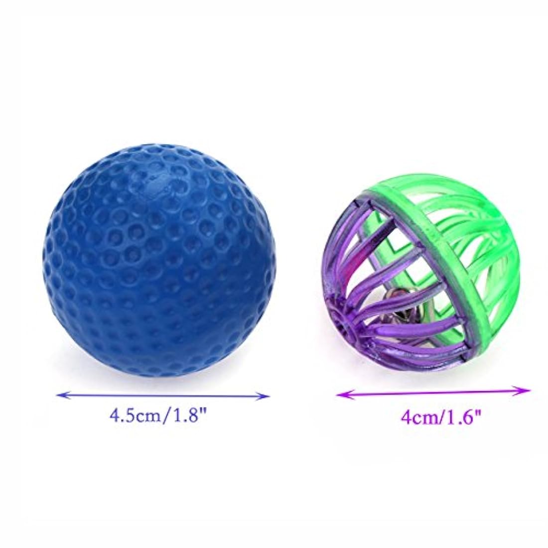 plástico Bell gato bola juguete de gato gatito Chase