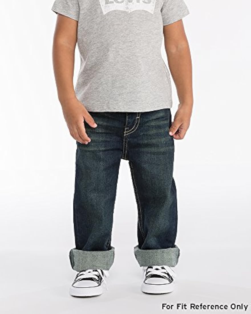 Pantalones jean de ajuste recto para niño