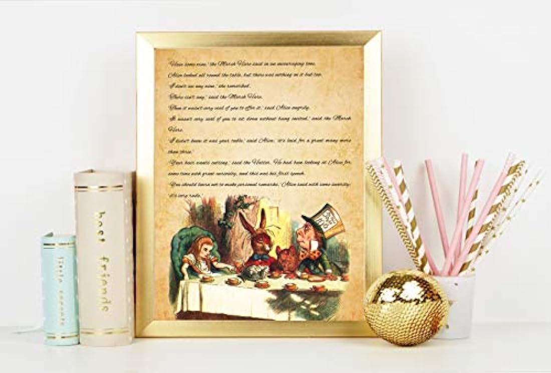Alicia en el país de las maravillas lámina decorativa