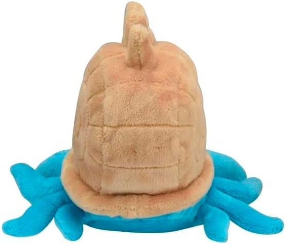 Pokémon Center: Omastar Sitting Cuties Felpa, 5 ¾ pulgadas