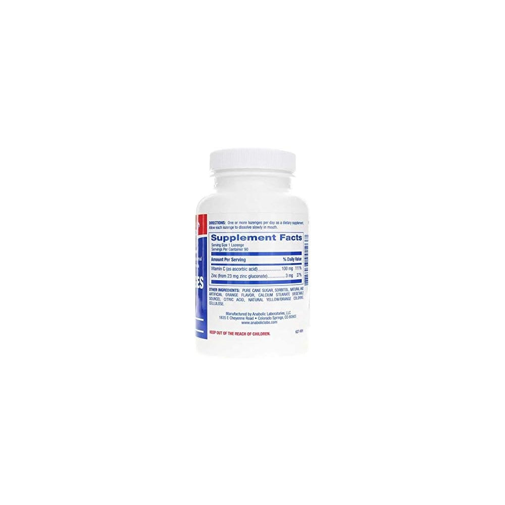 Suplementos Pastillas de zinc con vitamina C