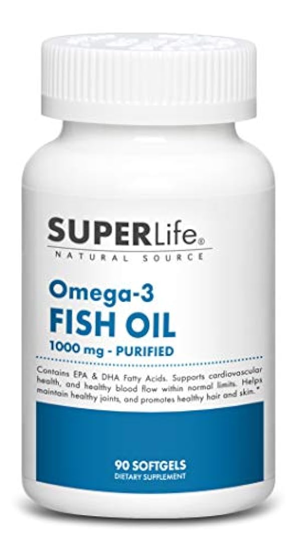 Aceite de pescado Omega-3 - 1000 mg purificado