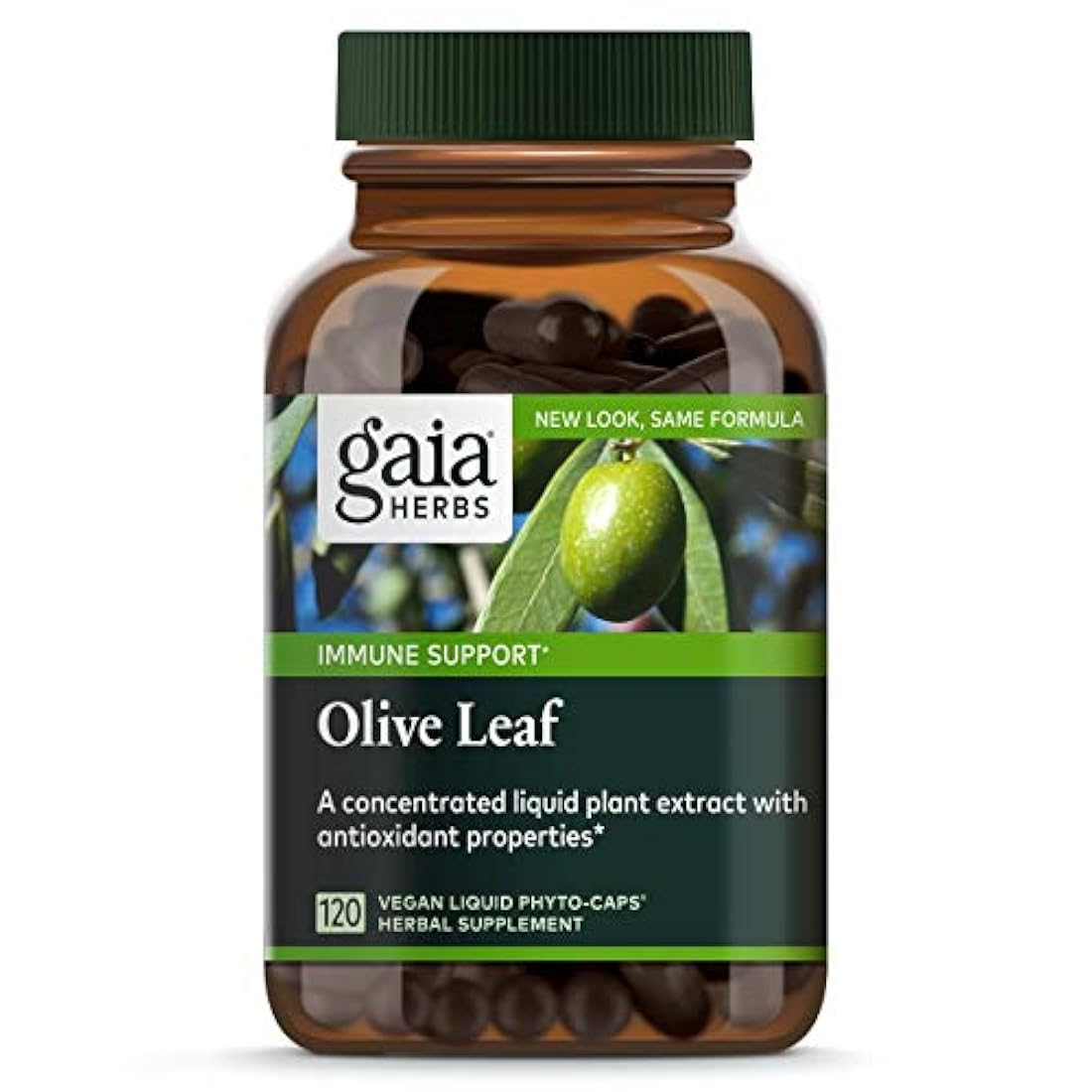 Gaia Hierbas Hoja de Oliva, Cápsulas Líquidas Veganas- Apoyouidas, 1