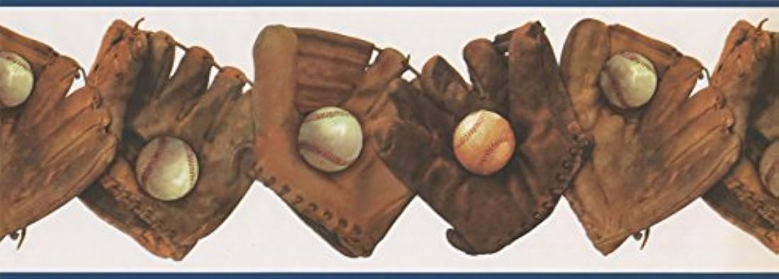 Cenefa de papel pintado diseño Retro rollo (15 'x 8.5)