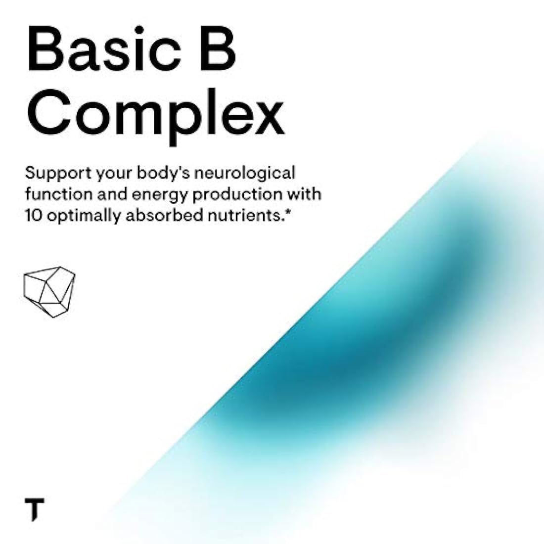 Complejo B básico - Vitaminas metiladas - 60 cápsulas