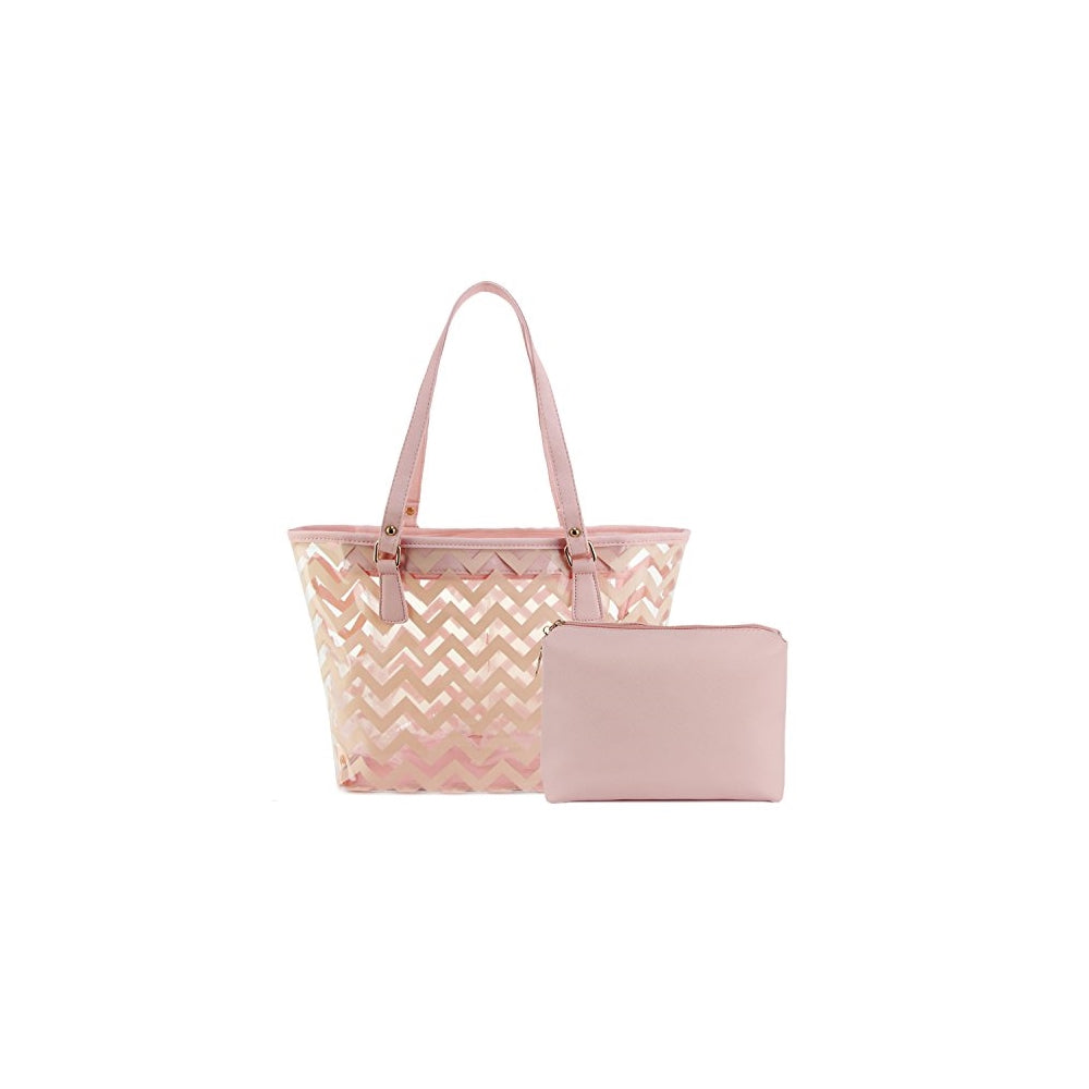 Bolsos con diseño de rayas con bolsillo