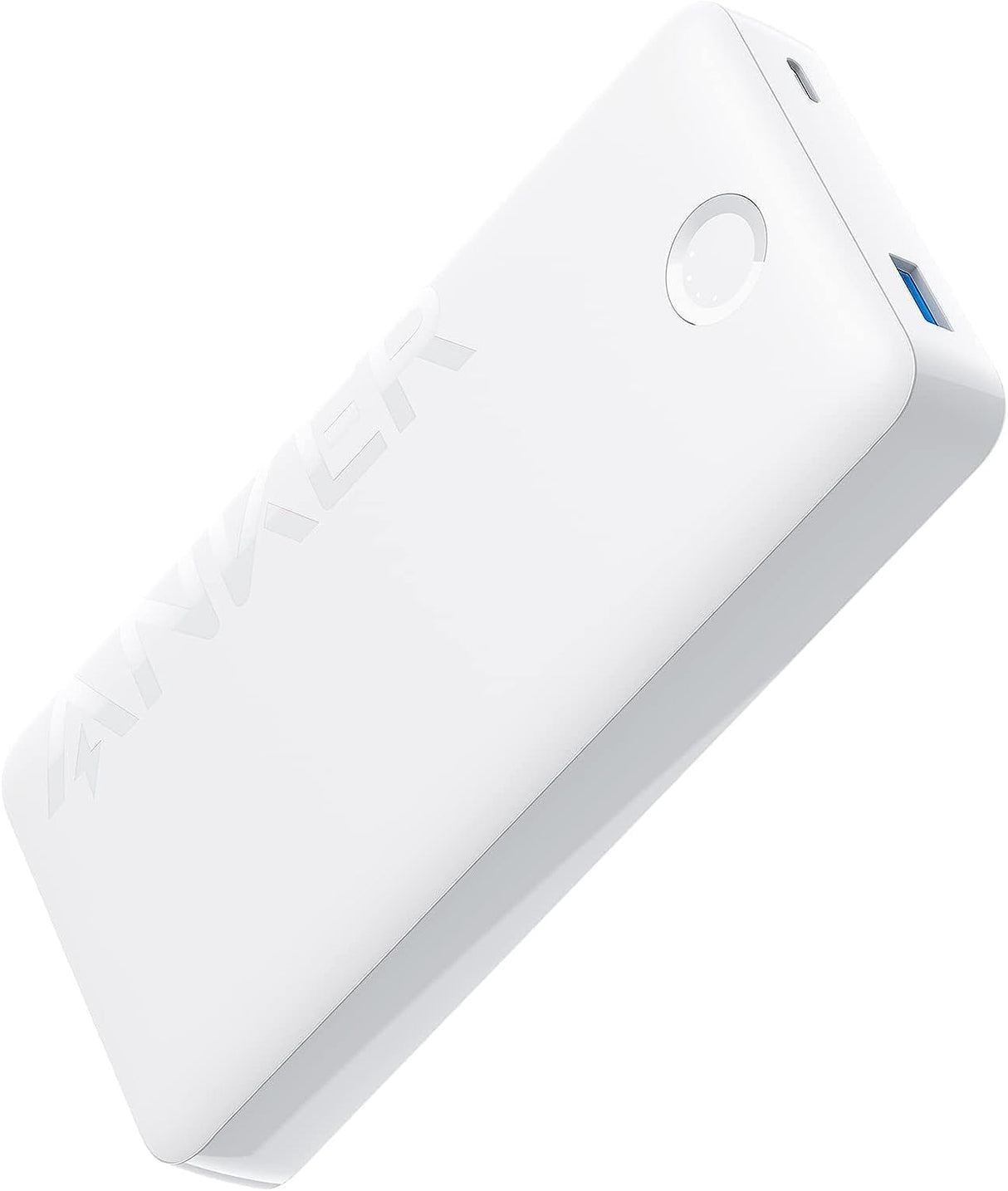 Cargador portátil banco de energía de 20,000 mAh blanco