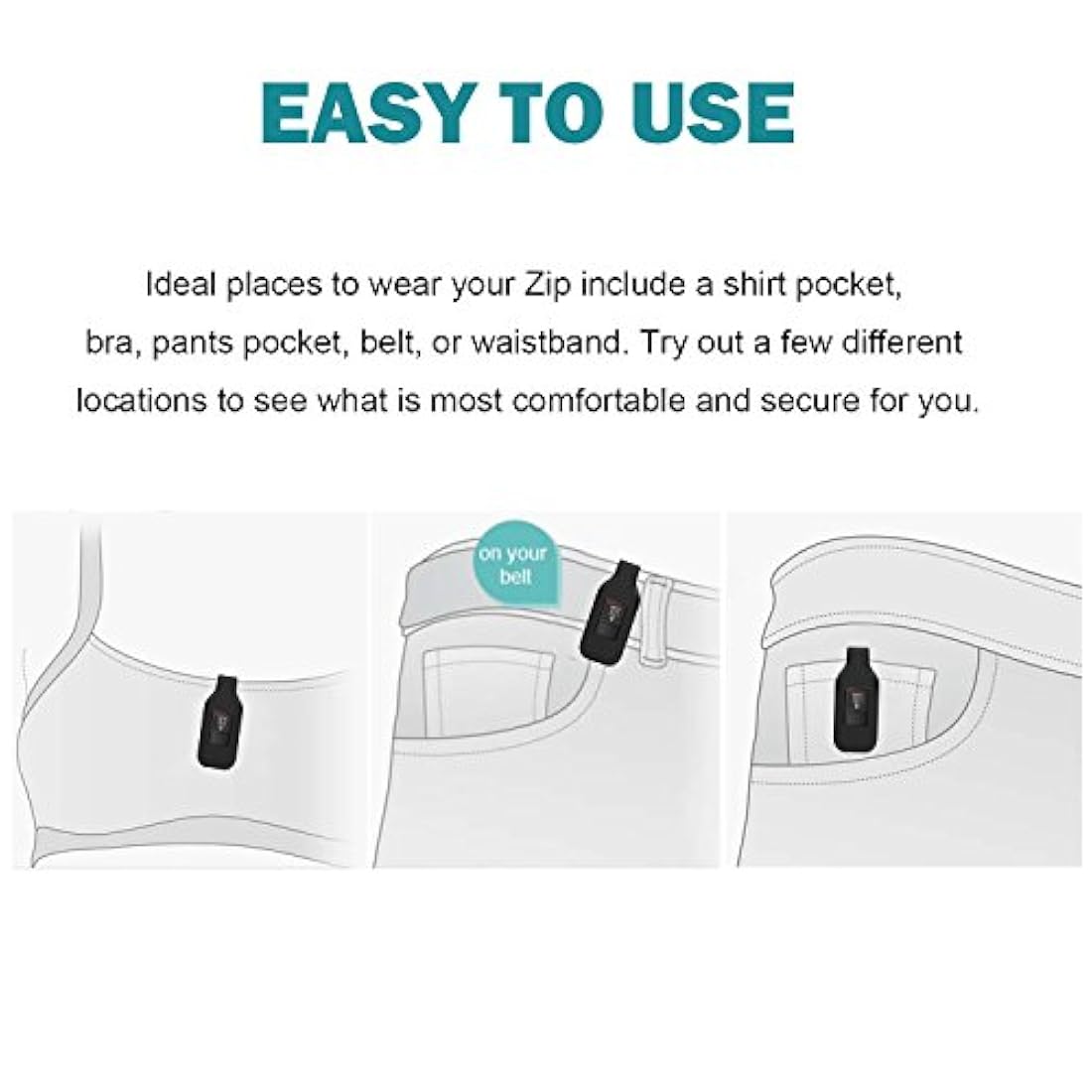 Clip de repuesto para Garmin Vivofit 3/jr/jr 2 iBREK -