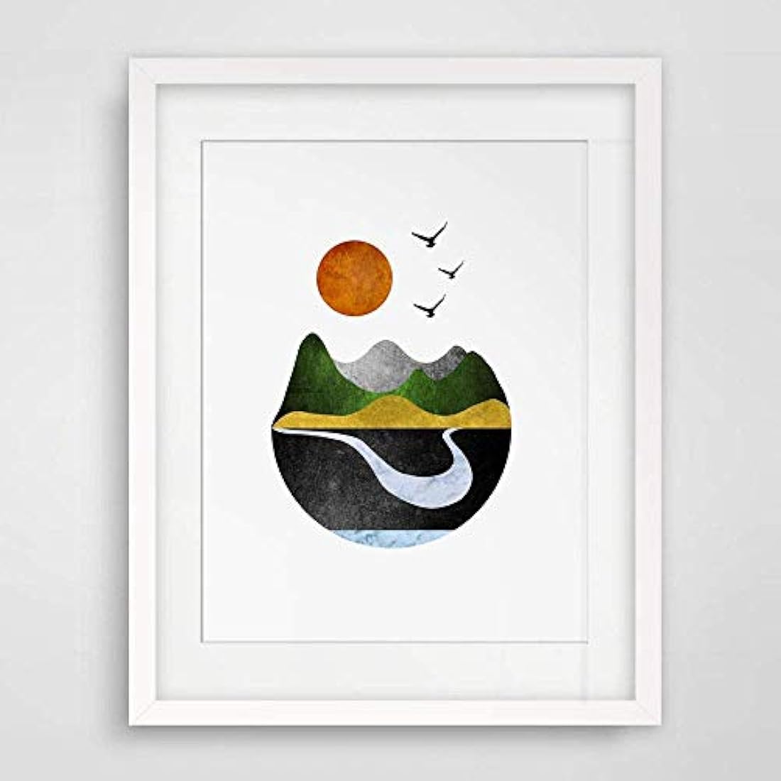 Arte moderno de la pared