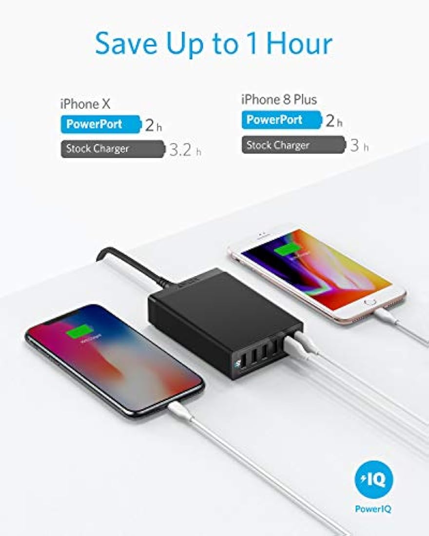 Cargador de pared USB Anker de 60 W