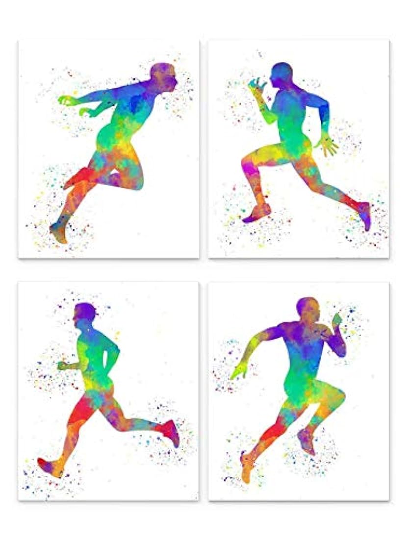 4 impresiones sin marco, fondo blanco decoración para pared