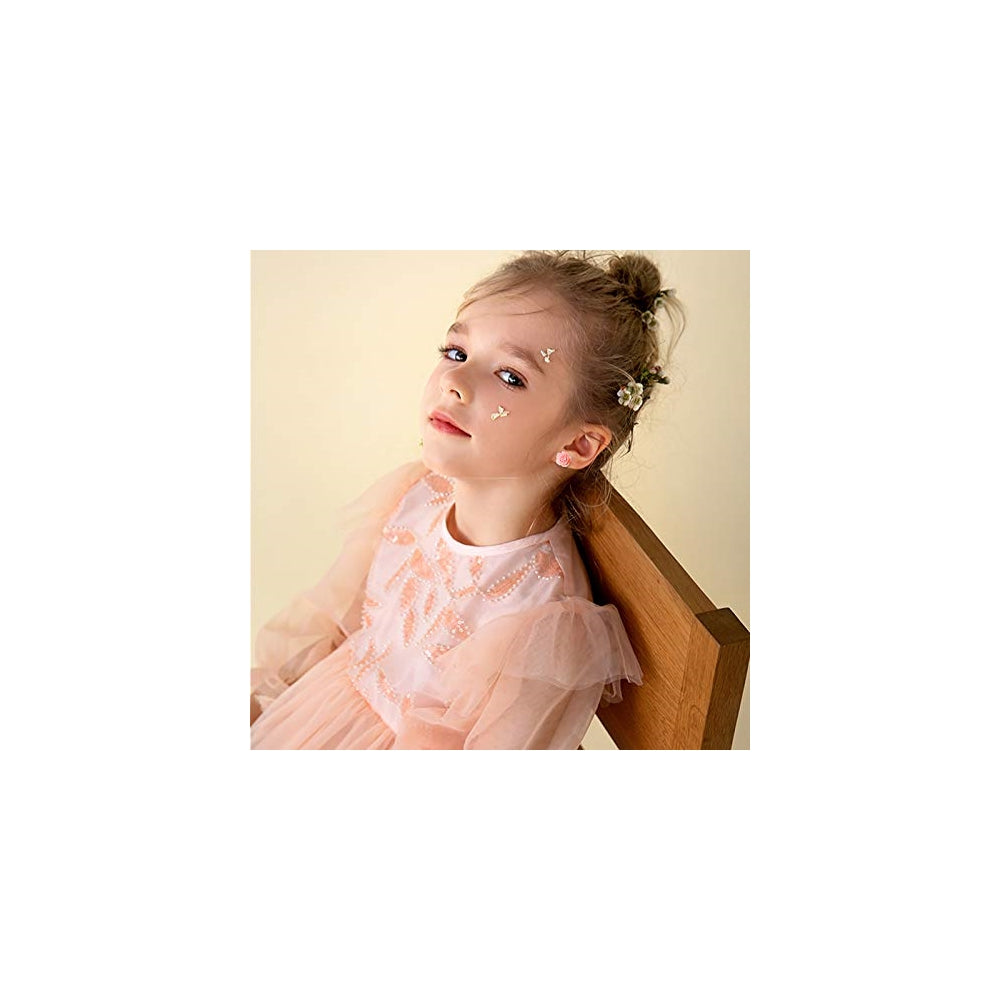 Aretes de acero hipoalergénicos coloridos 100 pares