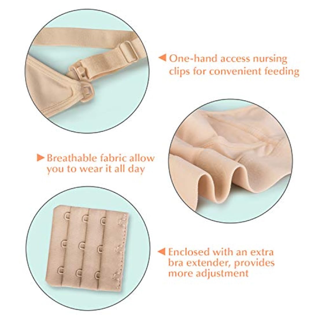 Momcozy Sujetador de bombeo ajustable para bombas de pecho