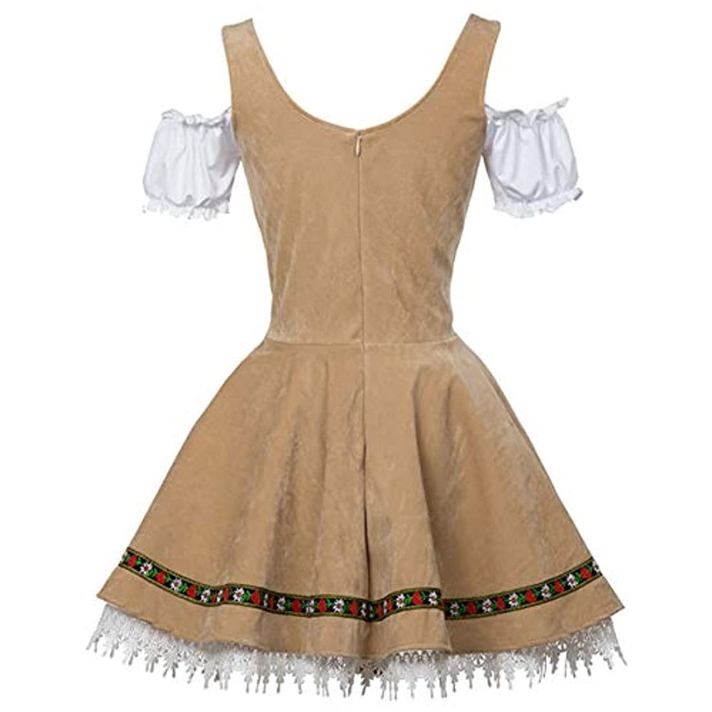 Disfraces - Disfraz de Oktoberfest para mujer, terciopelo
