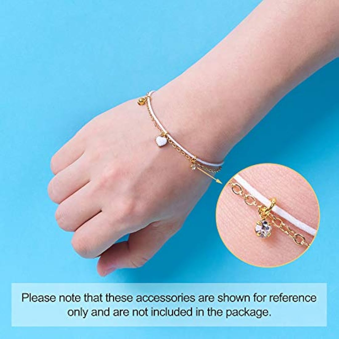 Dijes y Medallas 100 colgantes de diamantes de imitación