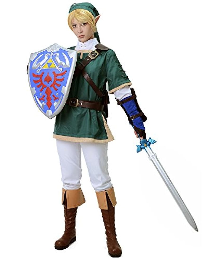 miccostumes Enlace de los hombres Traje de cosplay Verde