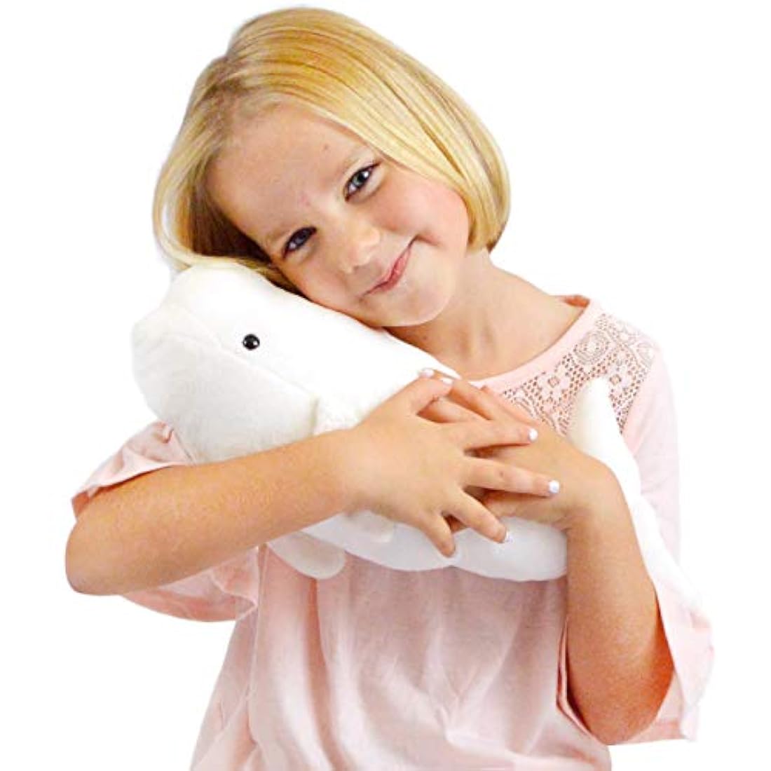 Peluche para niños diseñó Ballena color blanco. VIAHART