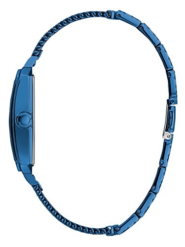 Reloj de acero inoxidable con dial de diamante para hombre