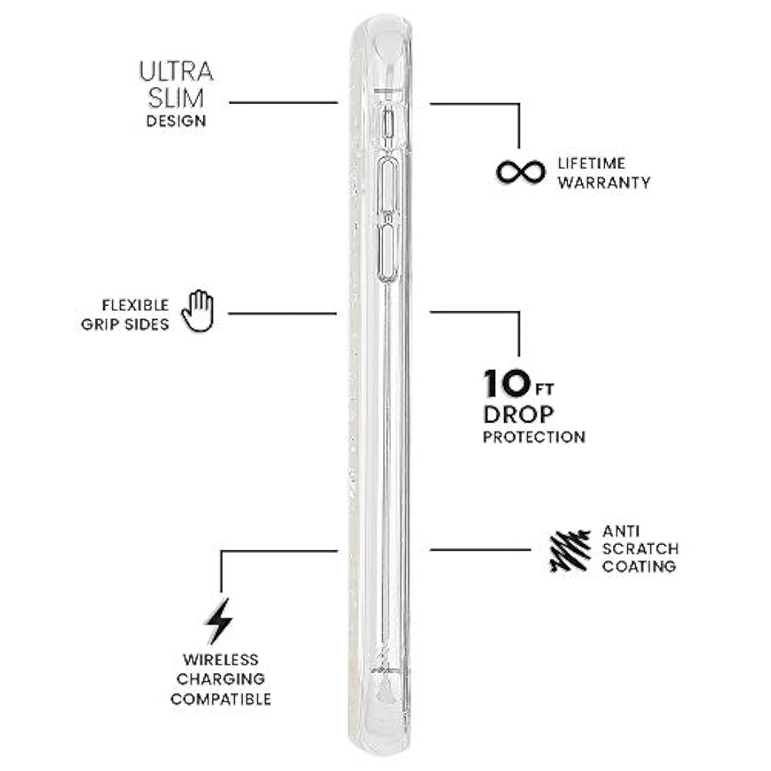 Case-Mate-Funda iPhone 11-Twinkle-Elementos reflectantes