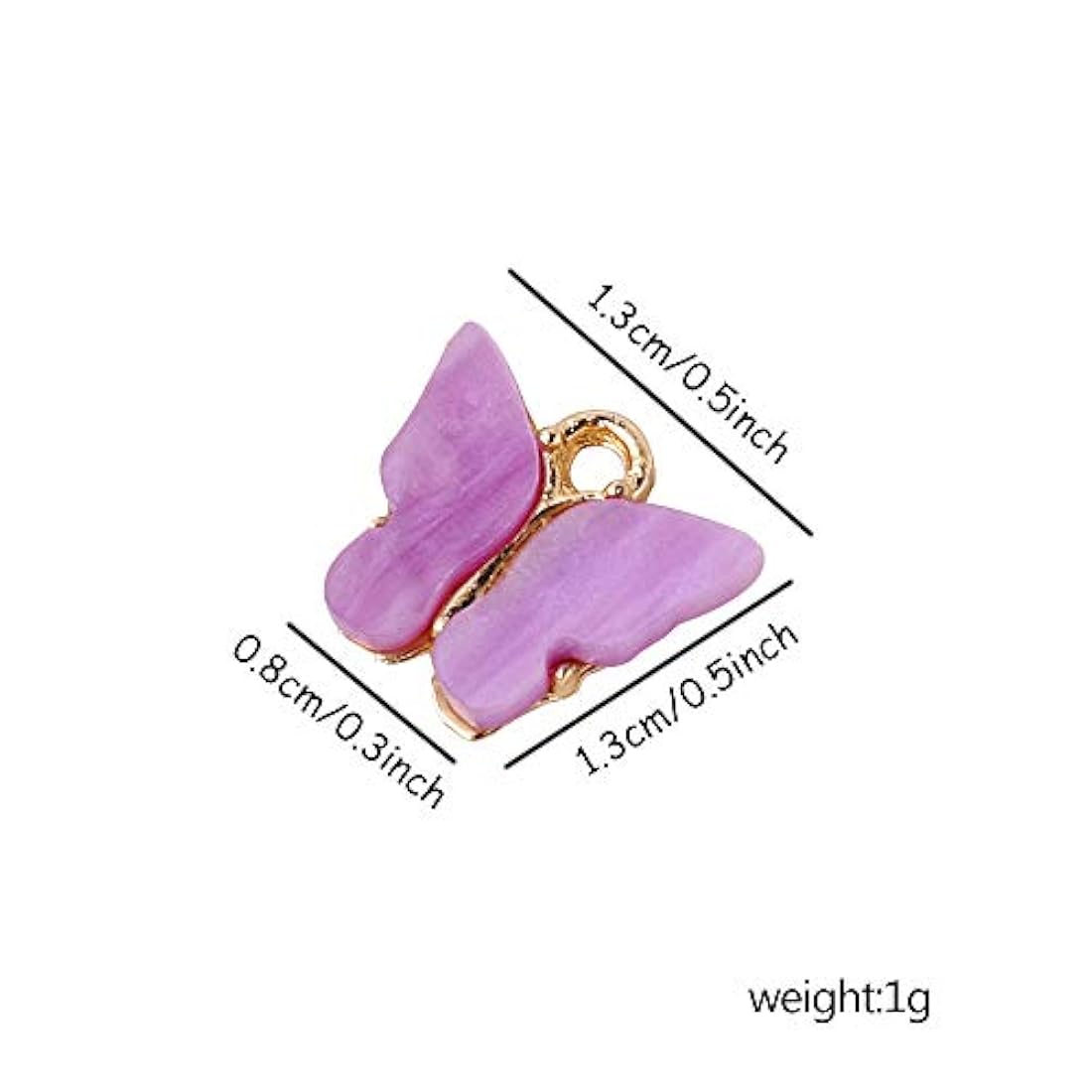 Moda Acrílico Mariposa Lindo Encantos