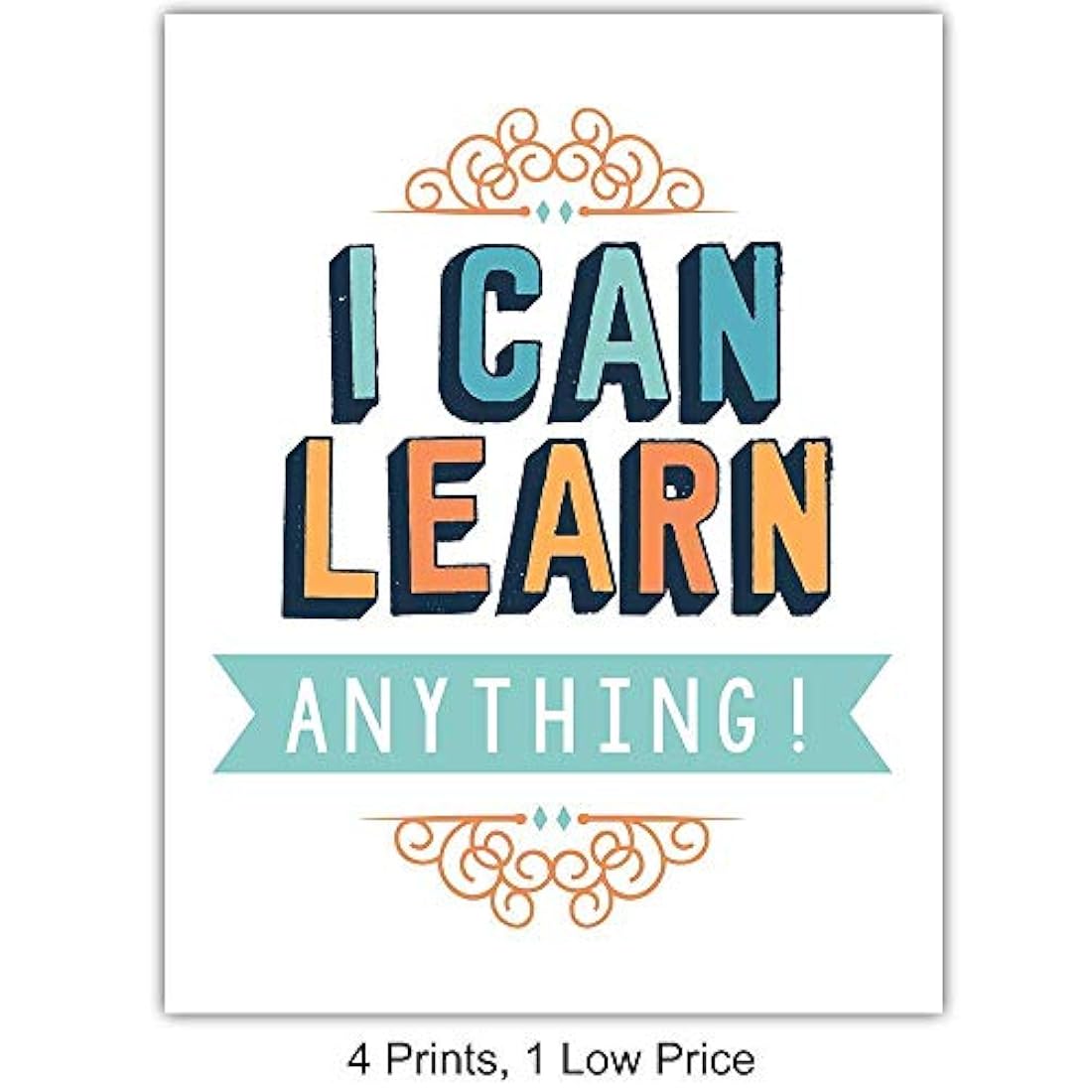 Decoración para el hogar 8x10 sin marco set de 4