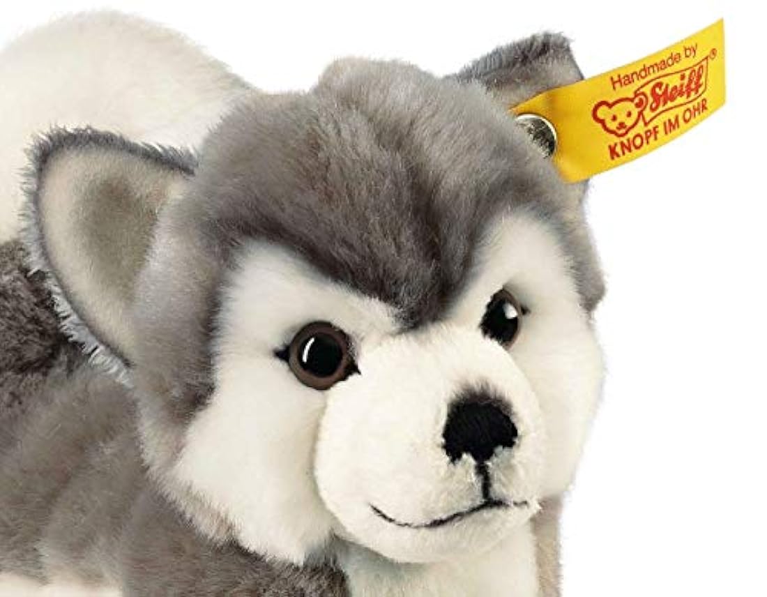 Peluches, color gris y blanco