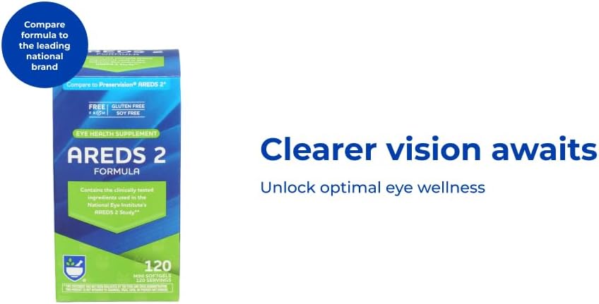 Rite Aid AREDS 2 cápsulas blandas – 120 un salud ocular