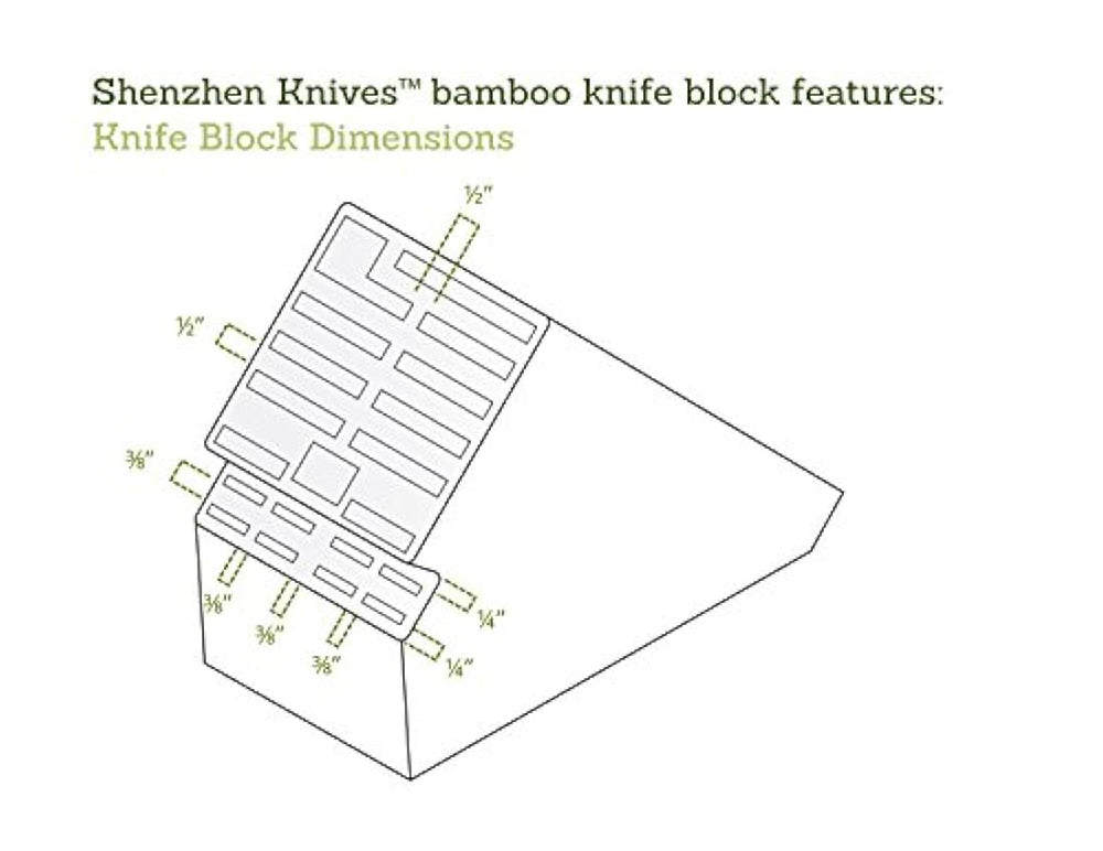 soporte universal para cuchillos de bambú Shenzhen Knives