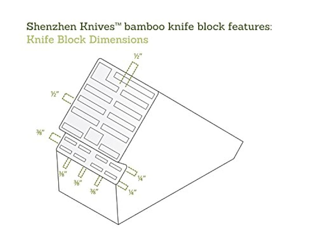 soporte universal para cuchillos de bambú Shenzhen Knives