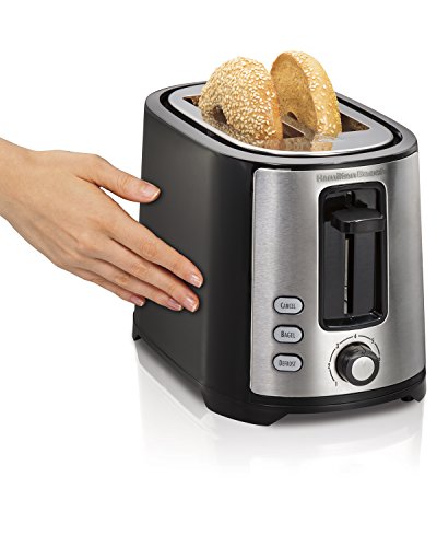 Tostadora con ranura para 2 rebanadas extra ancha