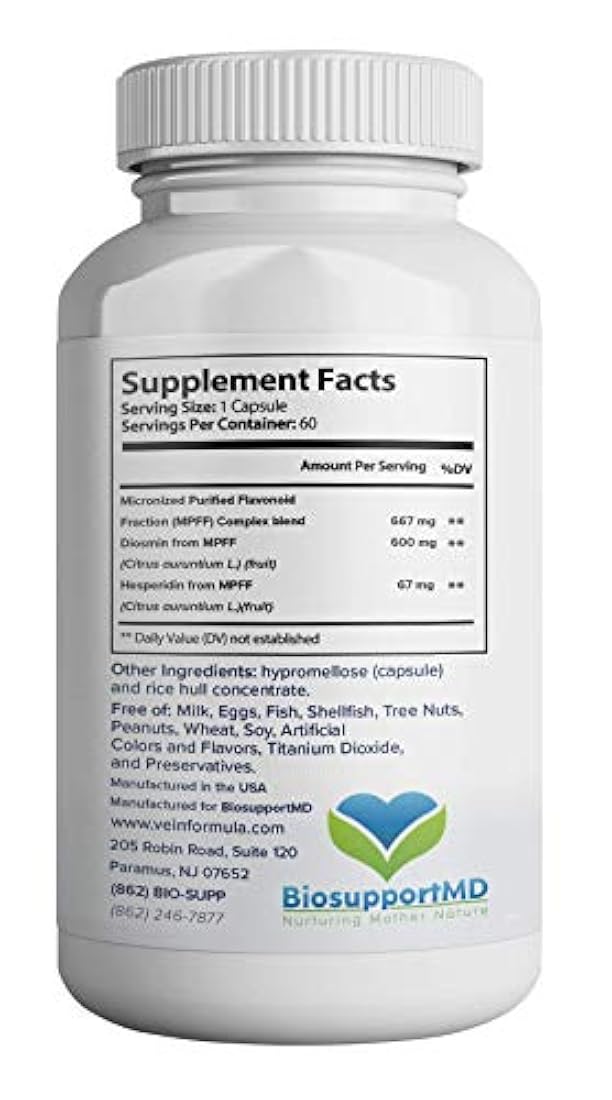 Vein Fórmula Suplementos Creado por una Vena Specialist