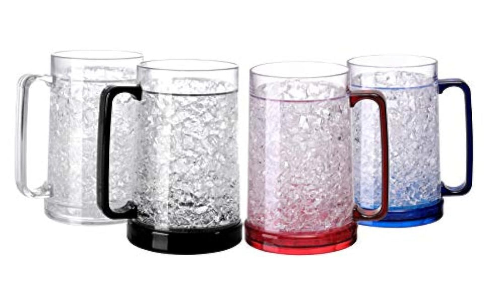 BC Inter - Juego de 4 tazas de hielo para congelador