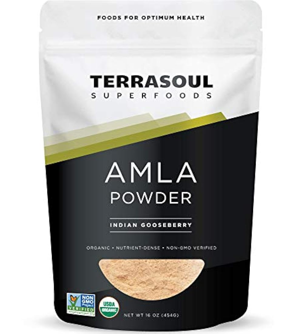Terrasoul Superfoods Amla (Amalaki) Berry Powder (Orgánico)