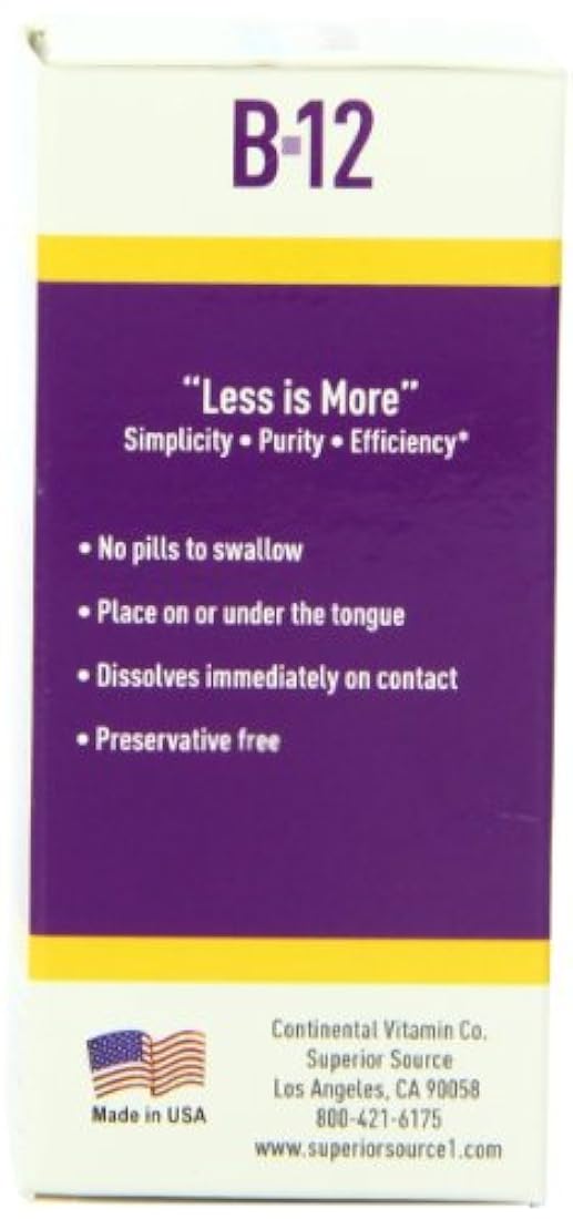 Superior Source No Shot B12, 1000 mcg, 100 unidades