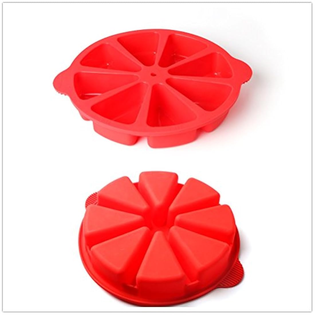 Moldes de silicona para hornear con forma de triángulo