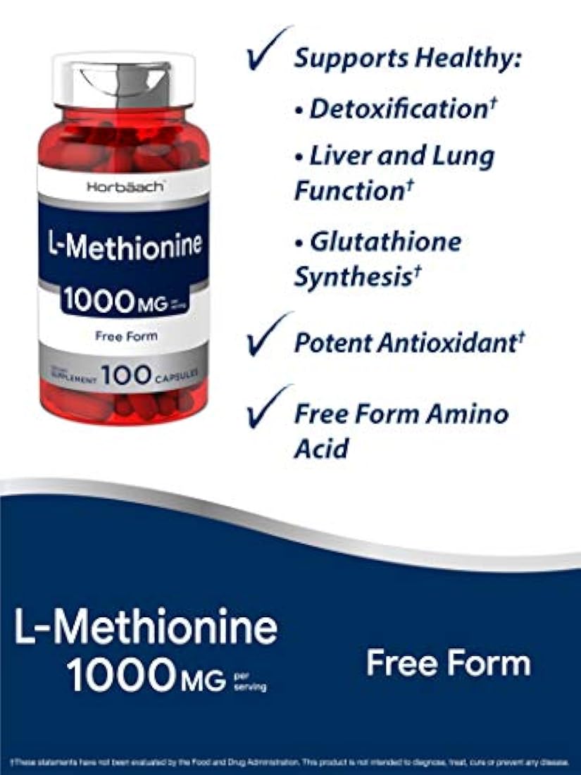 Methionine 1000 mg sin gluten