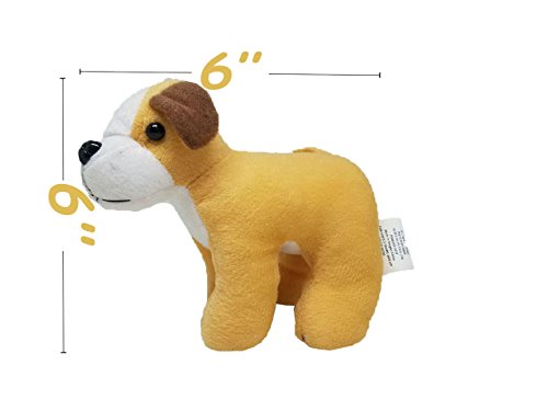 Surtido grande de animales de peluche, 6, Paquete de 12