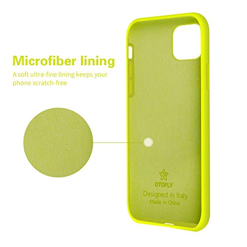 OTOFLY funda para iPhone 11, ultradelgada, funda de gel de silicona líquida con protección completa, antirayaduras, a prueba de golpes, compatible con iPhone 11