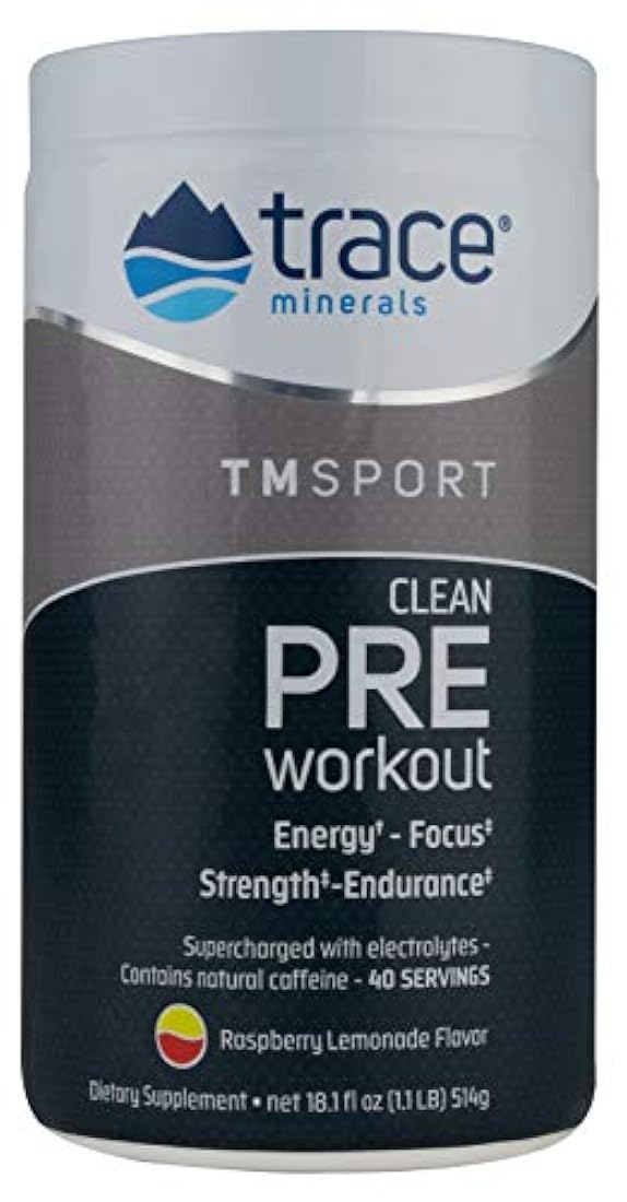 Trace Minerals TMRFIT Series Suplemento para botes de pre-entrenamiento, 18.1 onzas