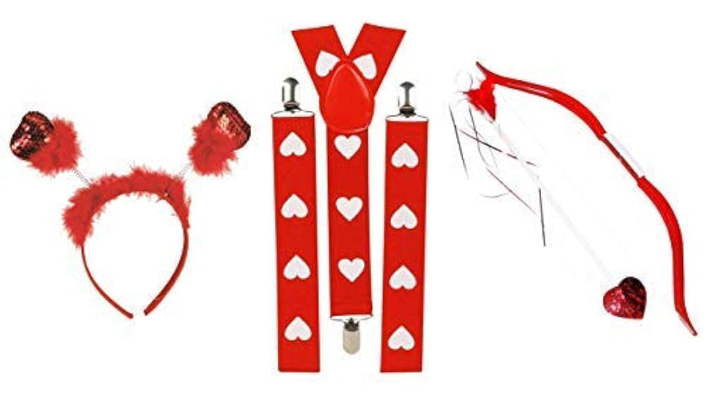 Disfraz de cupido Rojo-Blanco (3 unidades) marca PYLE