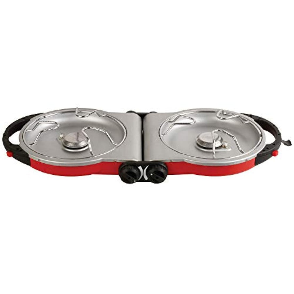 Coleman Fold N Go Estufa de propano, 2 quemadores