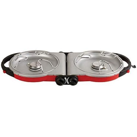 Coleman Fold N Go Estufa de propano, 2 quemadores