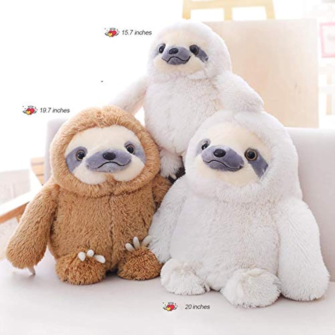 Perezoso peluche peluche perezoso bebé muñeca