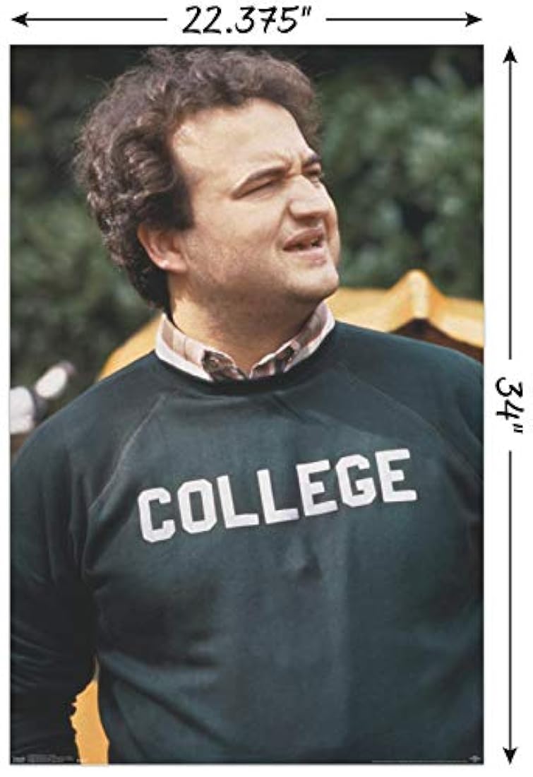 Trends International Animal House-College Mount Bundle Póster de pared, 22.375 x 34, Multi
