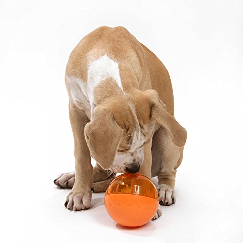 OurPets IQ Treat Ball Juguete interactivo para perros dispensadores de alimentos
